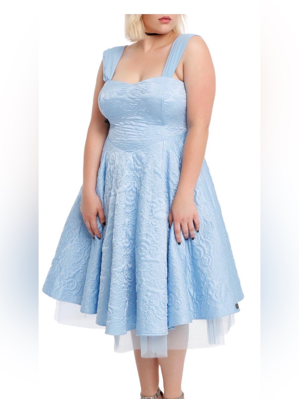 Hot Topic Disney Cinderella corset quilted ball cosplay gown size 22